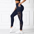 thumbnail image 2 of WAYUTE Womens Leggings High Waisted Tights with Mesh Panels and Side Pockets for Ladies Seamless Stretchy Fit Daily Wear S, 2 of 7