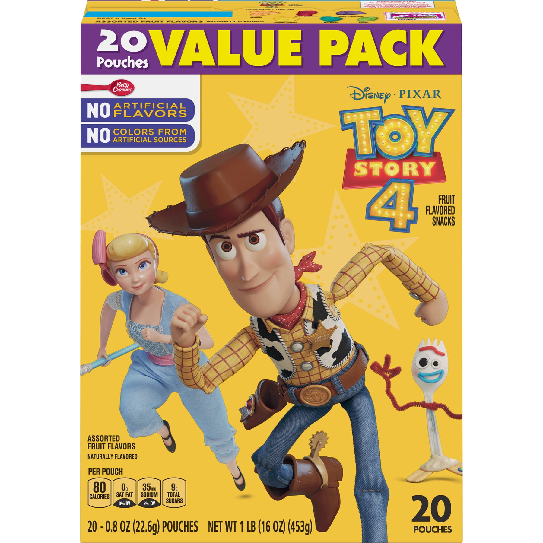 Disney Toy Story Fruit Snacks, 20 ct, 0.8 oz - Walmart.com