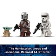LEGO Star Wars AT-RT Attack - Building Toy for Boys & Girls, Ages 7+ With The Mandalorian & Grogu Minifigures - Playset for Kids - Gift for Birthdays - 75444