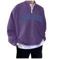 thumbnail image 2 of Gibobby Sudaderas hombre Sudadera para Hombre Camisa para Hombre(Morado,XG), 2 of 5