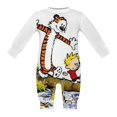thumbnail image 5 of Calvin And Hobbes Baby Onesie Romper Footless Infant Long Sleeve Jumpsuit for Boys Girls, 5 of 8