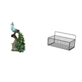 thumbnail image 1 of Elegante colección de esculturas de y cestas de alambre de metal con estantes flotantes para dormitorio, oficina, sala de estar, cocina, bañ, 1 of 8