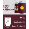 thumbnail image 2 of Fundas para Enfriar Latas PartyPrints Burdeos Paquete de 25 para 355ml y 473ml, 2 of 7