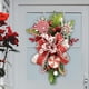 thumbnail image 5 of Guirnalda de puerta dentera de Navidad Guirnalda colgante de Navidad en con Swag decorativo para decoración del Sunnimix Corona colgante de puerta, 5 of 8