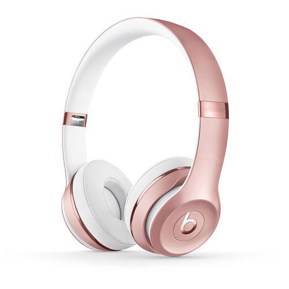 Restored Beats MNET2LL/A Solo3 Wireless On-Ear Headphones - Rose Gold (Refurbished) - image 3 of 6