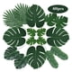 thumbnail image 1 of Hojas de Palma Artificiales, 60 Pezas de Hoja de Palma Decoración artificial 6 Plantas para Fiesta, 1 of 8
