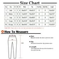 thumbnail image 2 of Women Solid Color Elastic Waist Linen Versatile Straight Casual Nine Point Pants Wide Leg Pants Casual Summer Pants for Women under 10 Womens Crop Pants Casual Women Yoga Pants with Pockets Casual, 2 of 8