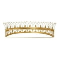 thumbnail image 4 of Creative Co-Op Decorative Metal Curtain or Canopy Crown, Gold Finish, 4 of 8