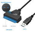 thumbnail image 3 of 39cm Rapid Type-C/USB 2.0 to SATA Cable Adapter Converter for 2.5 inch HDD/SSD, 3 of 8