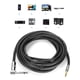 thumbnail image 1 of Cable macho a macho macho de 635 mm a macho de 35 mm Cable estéreo para amplificador de piano de guitarra Teléfonos móviles Plug and Play, 1 of 8