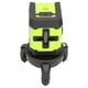 thumbnail image 5 of Nivel láser de línea de 2 líneas, haz verde, brillo ajustable, alta visibilidad, IP54, herramienta de nivelación láser resistente al agua, 5 of 14