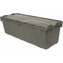 Orbis 11 Cu Ft, 40 Lb Load Capacity Gray Polyethylene Attached-Lid Container