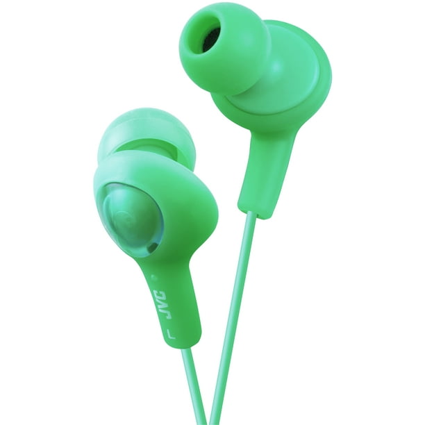 JVC HAFX5G Gumy Plus Inner Ear Headphones (Green) - Walmart.com ...