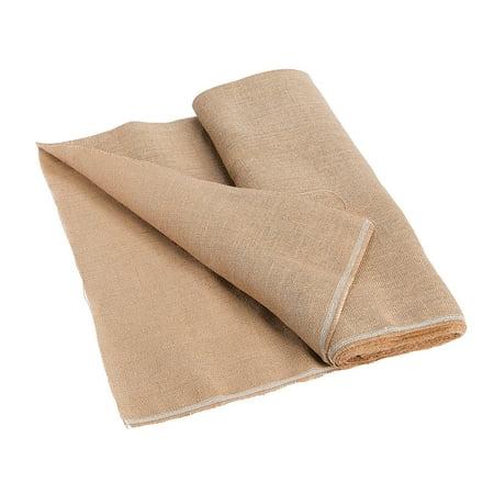 Burlap Fabric Wall Covering Fun Express - Burlap Fabric Bolt for Wedding - Party Decor - Wall Decor - Misc Wall Decor - Wedding - 1 Piece ()