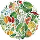 thumbnail image 1 of 50 pegatinas autoadhesivas de papel con forma de hoja, impermeables, para pared, para maletas, monopatines, refrigeradores, cascos y teléfonos móviles, de colores, 54 x 57 x 0,3 mm., 1 of 4