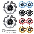 thumbnail image 2 of 2PCS MTB Bike 11T Aluminum Ceramic Bearing Jockey Wheel Rear Derailleur Pulley USA, 2 of 12