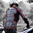 thumbnail image 2 of Graflsoa XL Red Motorcycle Armor Vest - Durable PE Shell & EVA Foam for Full Body Protection, Unisex Riding Gear for Motorcycling, Biking, Skateboarding & Skiing, 2 of 7
