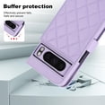thumbnail image 5 of Allytechgroup Wallet Case for Google Pixel 6a with Credit Card Slot, RFID Blocking PU Leather Case with Lanyard & Shoulder Strap & Kickstand Shockproof Bumper for Women Men, Purple, 5 of 8