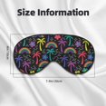 thumbnail image 4 of Disketp Colorful Palms Print Sleep Mask-Eye Mask for Sleeping,Comfortable & Super Soft Eye Mask with Adjustable Strap,Travel Eye Mask, 4 of 7