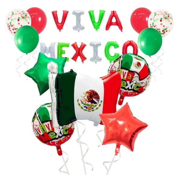Globos Decoración Kit Fiesta Mexico