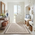 thumbnail image 2 of Safavieh Courtyard Rowan Geometric Indoor/Outdoor Area Rug, Anthracite/Light Gray, 5'3" x 7'7", 2 of 9