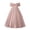 Light Pink, variant on Rvusndi Flower Girl Dress Long Off Shoulder Dress Party Dress Solid Color Big Bow Summer Dresses Elegant Formal Evening Gown for Big Kids Wedding Graduation Dresses