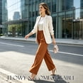 thumbnail image 3 of REDESS Dress Pants for Women Wide Leg Pant Business Casual Flowy Palazzo Pants with Pocket,XS-2XL, 3 of 8