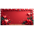 thumbnail image 1 of Heart Balloons Backdrop Background Wall Banner Valentines Day Party Decorations Romantic Celebration Event Decor Wedding Photography Prop, 1 of 4