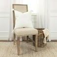 thumbnail image 2 of Rizzy Pillow Knife Edged Woven Pillow White 17"x17"x9", 2 of 6