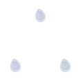 thumbnail image 3 of maskred Resin Pendant Mold Crystal with Hole Different Shapes Convenient Reliable Quality DIY Reliable Mould for Craft Projects Making Water-drop shape 3Set, 3 of 6