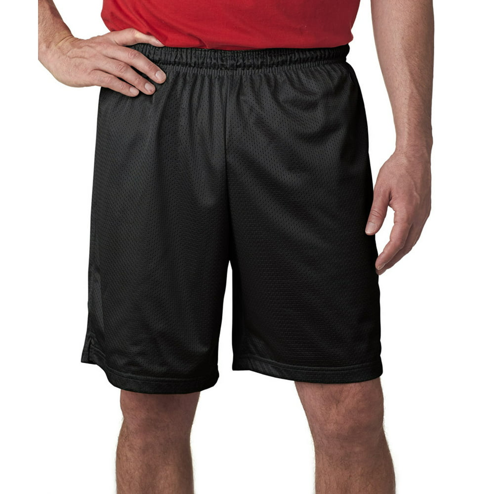 Champion - Unisex Polyester Mesh Short 9', Black - S - Walmart.com ...