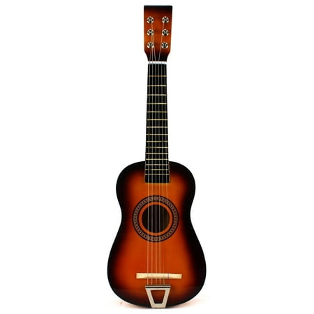 Starting Acoustic Guitar Sleek Shine Classy Gold Classic Acoustic 6 Stringed Musical Guitar Instrument, Great For Starting To Learn Guitar ()