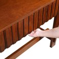 thumbnail image 5 of 52-inch Console Table with Fluted Drawers and Waterproof Tabletop / Ideal for Balcony Decoration, 5 of 5