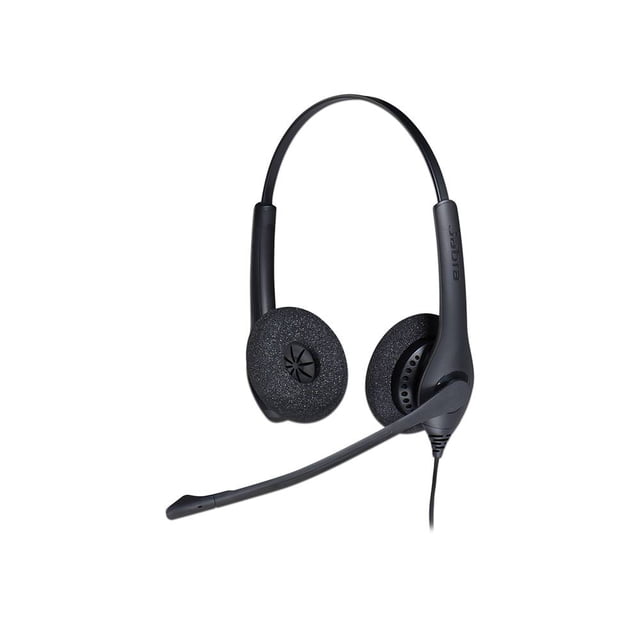 Audífonos con Micrófono Jabra 1500 Duo 1559-0159 color Negro