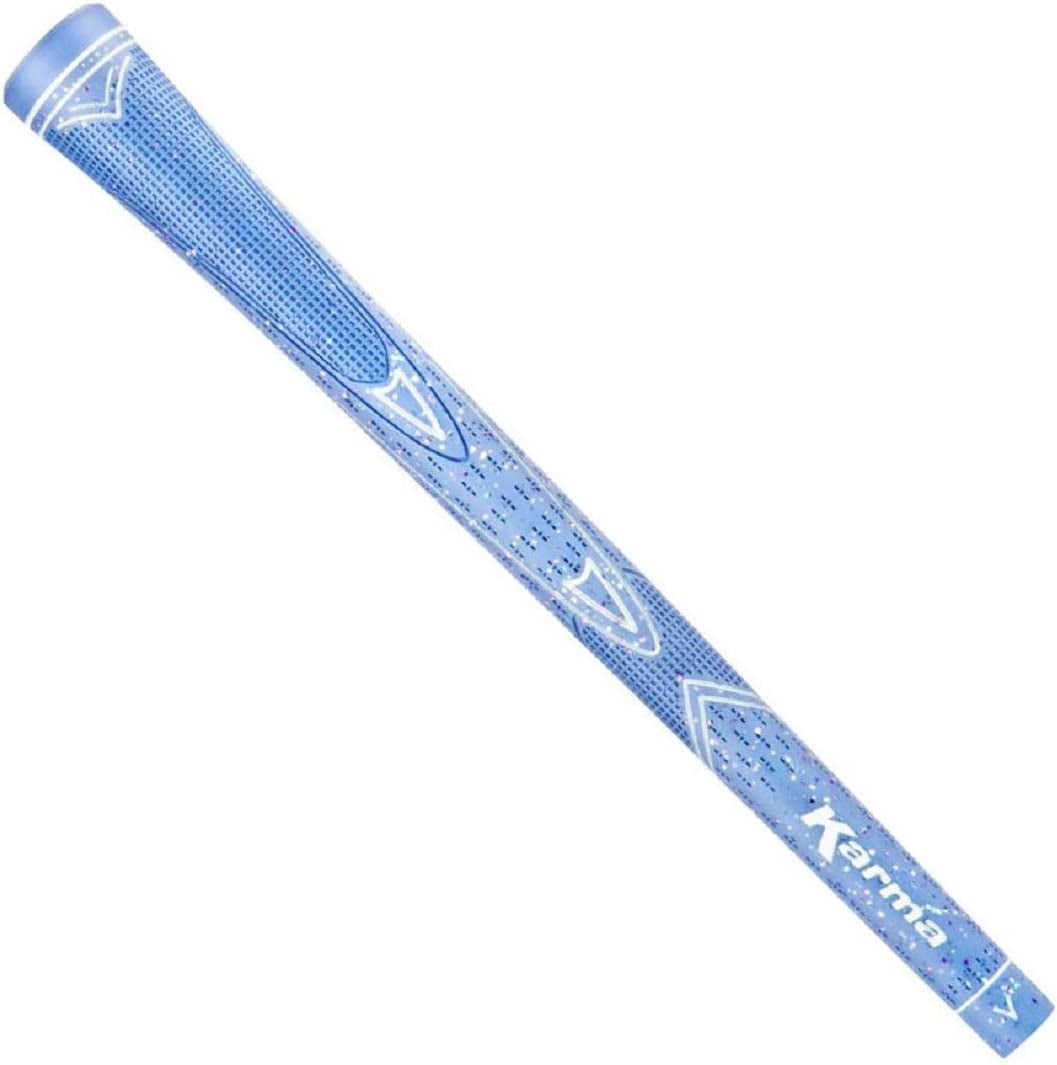 Karma Sparkle Light Blue Ladies  Golf Grip Kit (13-piece with tape, solvent, vise clamp)