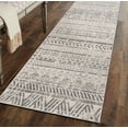 thumbnail image 2 of Rugshop Bohemian Design Geometric Area Rug, 2` x 7`, Gray, 2 of 6