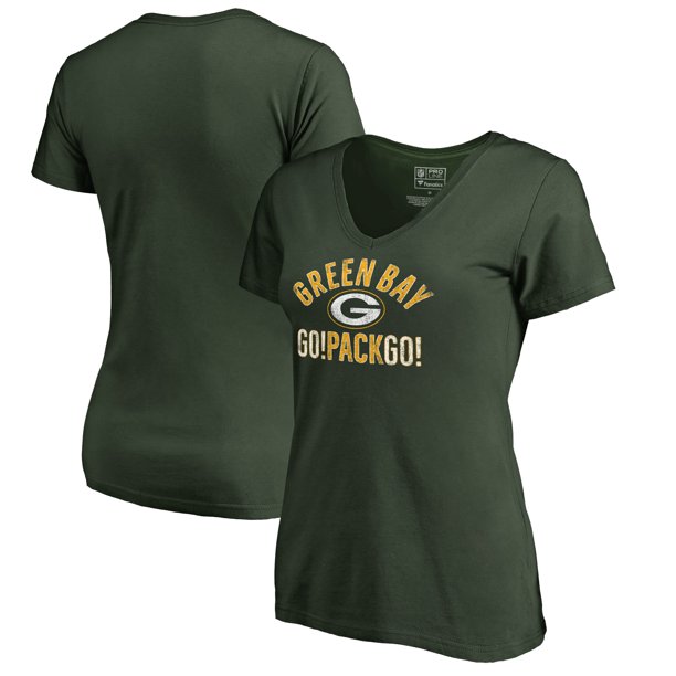 women's plus size green bay packers apparel