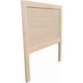 thumbnail image 3 of Cabecera Para Cama Individual Muebles GM Modelo Duela Pata Delgada Madera de Pino Sin Pintar, 3 of 4
