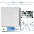 thumbnail image 4 of Báscula de bolsillo Digital con pantalla LCD balanza portátil y duradera Ehuebsd con Autocomprobación 500g001g precisión de la joyería, 4 of 8