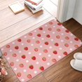 thumbnail image 4 of Pofeuu Strawberries Print Flannel Doormats Rug16"x24"Rug Washable Doormats Indoor Outdoor Rugs for Layered Front Door Mats, Porch, Kitchen, Entryway, 4 of 7