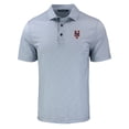 thumbnail image 2 of Men's Cutter & Buck Gray New York Mets Pike Eco Pebble Print Stretch Recycled Polo, 2 of 3