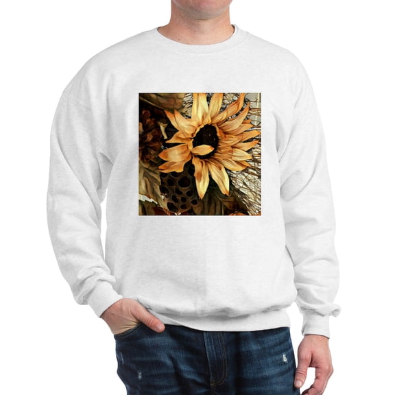CafePress - Sunflower Sweatshirt - Crew Neck Sweatshirt