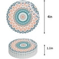thumbnail image 1 of FMSHPON Mandala Set of 8 Round Coaster for Drinks, Absorbent Ceramic Stone Coasters Cup Mat with Cork Base for Home Kitchen Room Coffee Table Bar Decor, 1 of 6