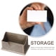 thumbnail image 3 of Caja de almacenamiento para tarjetas de visita, soporte para tarjetas de mesa, organizador de tarjetas, exhibición de tarjetas de oficina, 3 of 5