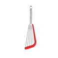 thumbnail image 1 of Wweixi Frying Spatula Nonslip Stainless Steel Slotted Fish Spatula Leaky Rustproof Non-stick Pan Cooking Supplies Red/Silver Handle, 1 of 6