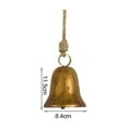 thumbnail image 3 of Luoshdecor Rustic Christmas Bells,Handmade Vintage Metal Bells with Jute Rope for Hanging,Lucky Bells for Christmas Garden Decor, 3 of 7