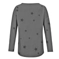 thumbnail image 5 of MEICHEN Womens Crew Neck Star Graphic Pullover Tops Fall Shirts Casual Long Sleeve Oversized Tops, 5 of 5