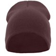 thumbnail image 1 of Pacific Headwear 601K.045.OS Basic Knit Beanie, Maroon - One Size, 1 of 1