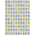 thumbnail image 1 of Ahgly Company Indoor Rectangle Patterned Light Rose Green Novelty Area Rugs, 8' x 12', 1 of 6