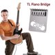 thumbnail image 3 of Puente de guitarra Puente de guitarra de 6 sillines para piezas de repuesto de guitarra eléctrica Telecaster Tele TL Barbie Nuevos Originales, 3 of 7